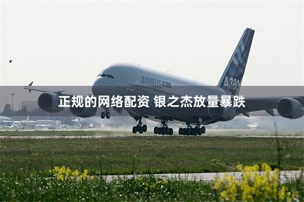正规的网络配资 银之杰放量暴跌