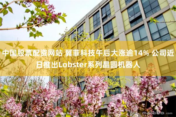 中国股票配资网站 翼菲科技午后大涨逾14% 公司近日推出Lobster系列晶圆机器人