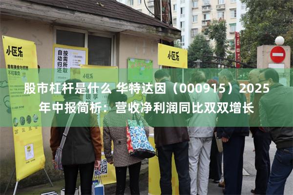 股市杠杆是什么 华特达因（000915）2025年中报简析：营收净利润同比双双增长