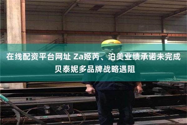 在线配资平台网址 Za姬芮、泊美业绩承诺未完成 贝泰妮多品牌战略遇阻